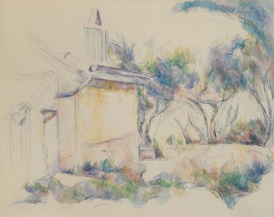 La cabaña de Jourdan de Paul Cézanne