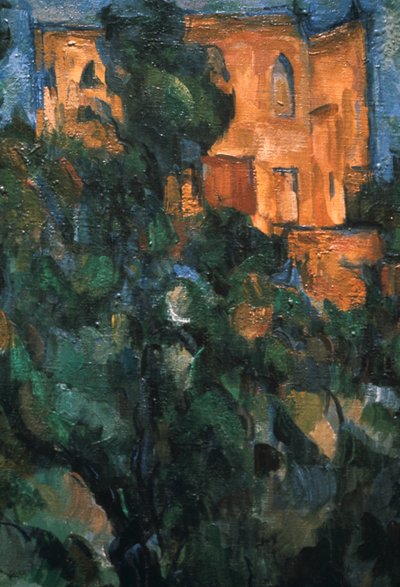 Le Chateau Noir (detalle), 1904-1906 de Paul Cézanne