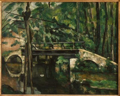 El puente de Maincy, cerca de Melun de Paul Cézanne