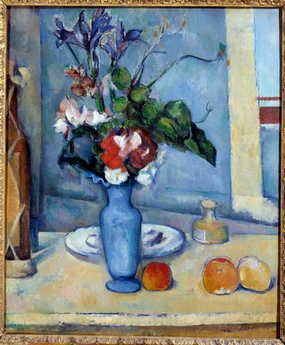 El jarrón azul de Paul Cézanne