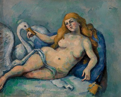 Leda y el cisne (Leda el cisne) de Paul Cézanne