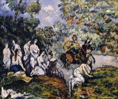Escena legendaria de Paul Cézanne