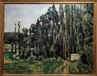 Los álamos de Paul Cézanne