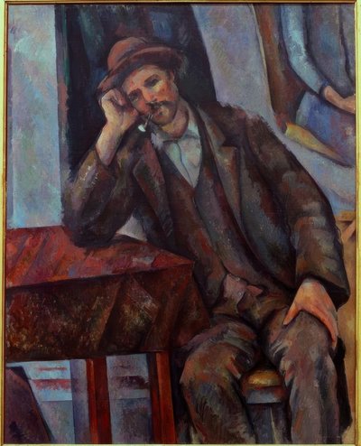 El hombre con la pipa de Paul Cézanne