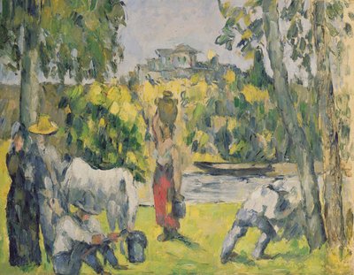 Vida en los Campos, c.1875 de Paul Cézanne