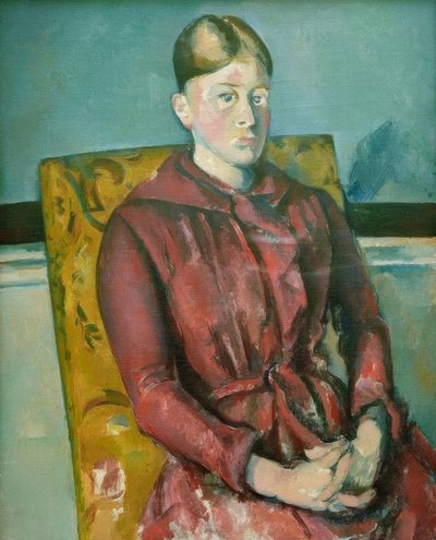 Madame Cézanne en la silla amarilla de Paul Cézanne