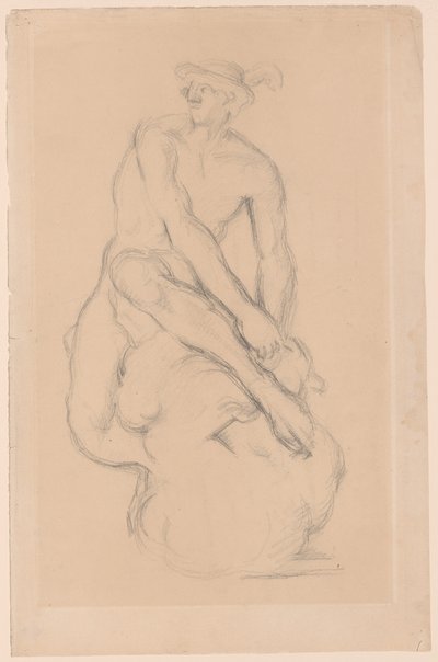 Mercurio (después de Pigalle) de Paul Cézanne