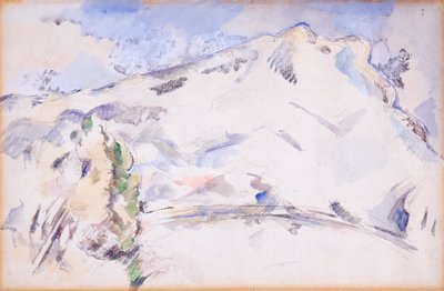Mont Sainte-Victoire (Montaña Sainte-Victoire) de Paul Cézanne