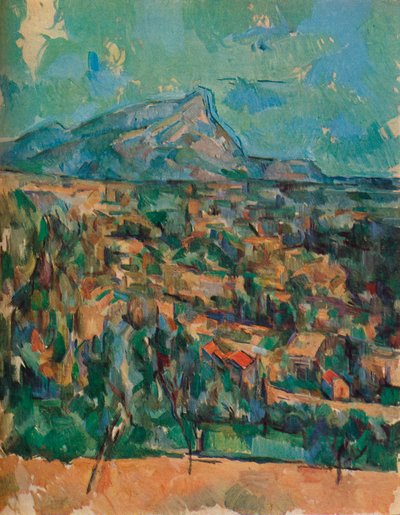 Mont Ste. Victoire, c1880s, 1946 de Paul Cézanne