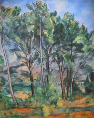 Montaña Sainte-Victoire y viaducto de Valcros de Paul Cézanne