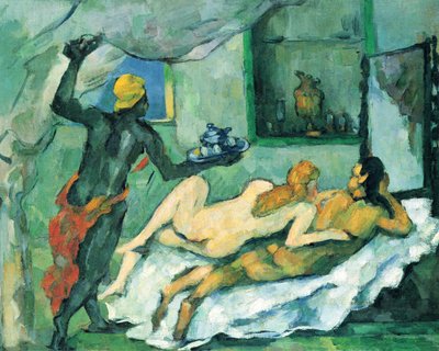 Tarde en Nápoles (El Rumpunch) de Paul Cézanne