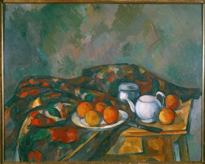 Naturaleza muerta con tetera de Paul Cézanne