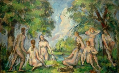 Bañistas de Paul Cézanne
