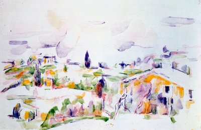 Pasaje por Provenza, c1900-1906 de Paul Cézanne