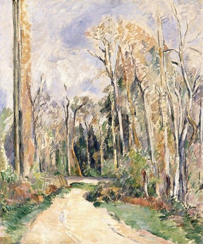 Camino en la Entrada del Bosque, c.1879 de Paul Cézanne
