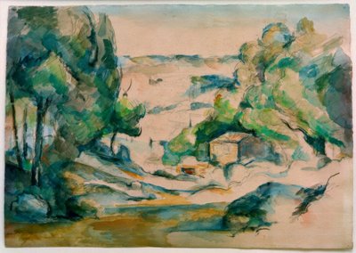 Paisaje en Provenza de Paul Cézanne