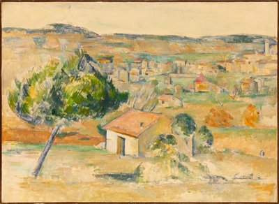 Llanura provenzal, 1883-1885 de Paul Cézanne