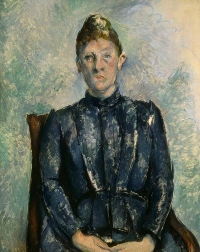 Retrato de Madame Cézanne de Paul Cézanne