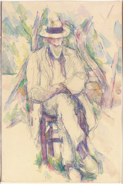 Retrato de Vallier, 1904-06 de Paul Cézanne