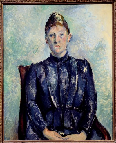 Retrato de Madame Cezanne de Paul Cézanne