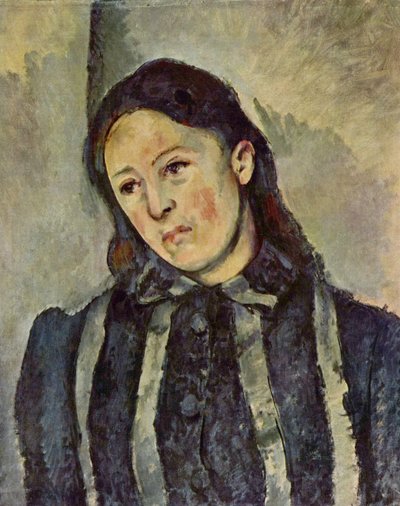 Retrato de Madame Cézanne de Paul Cézanne