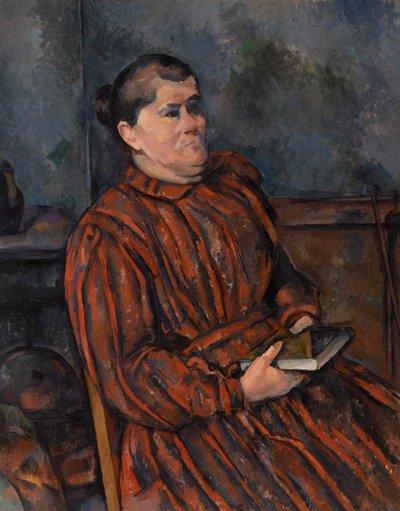 retrato de una mujer de Paul Cézanne
