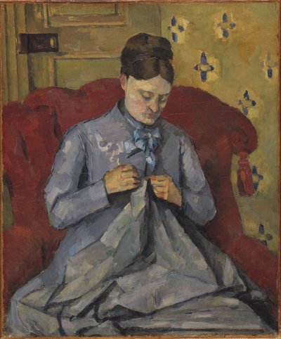 Retrato de la esposa del artista, 1877 de Paul Cézanne