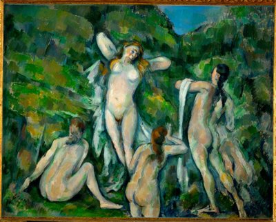 Cuatro bañistas de Paul Cézanne