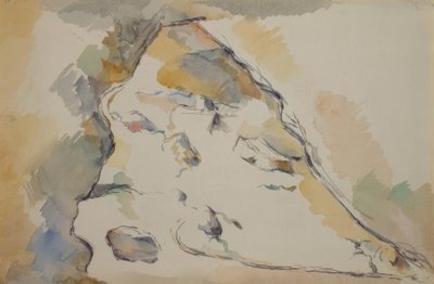 Rocas y caverna de Paul Cézanne