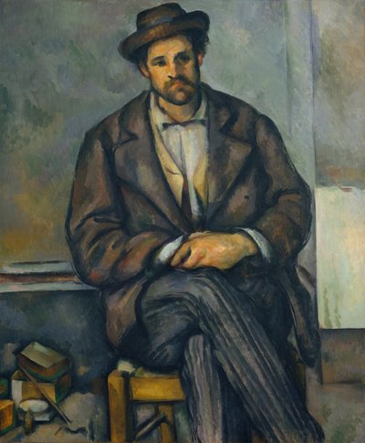 Campesino sentado, c.1892-96 de Paul Cézanne