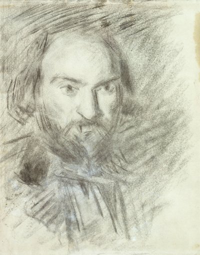 Autorretrato, c.1874 de Paul Cézanne