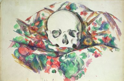 Calavera sobre tela, c.1902-06 de Paul Cézanne