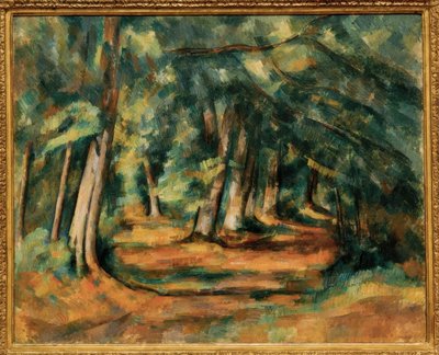 Bosque en Fontainebleau (?) de Paul Cézanne