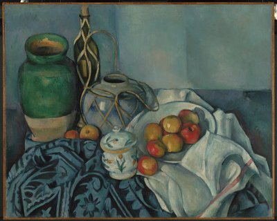 Naturaleza muerta con manzanas de Paul Cézanne