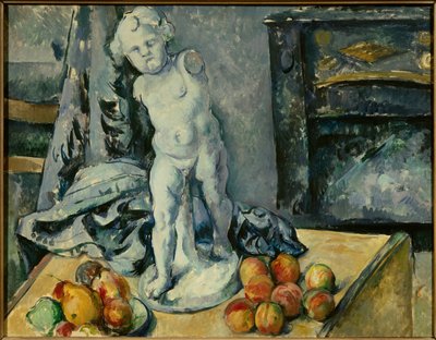 Naturaleza muerta con Cupido de yeso de Paul Cézanne