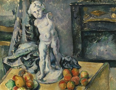 Naturaleza muerta con Cupido de yeso, 1890s de Paul Cézanne