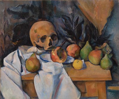 Naturaleza muerta con calavera (Nature morte au crâne) de Paul Cézanne