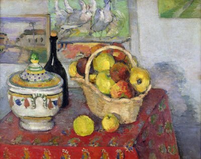 Naturaleza muerta con sopera, c.1877 de Paul Cézanne