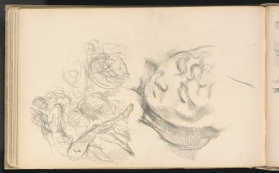 Estudios Incluyendo a Madame Cézanne de Paul Cézanne