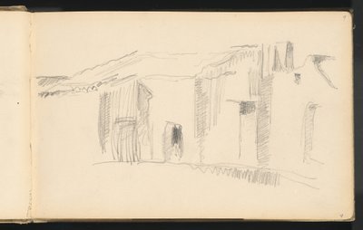 Estudio de casas de Paul Cézanne