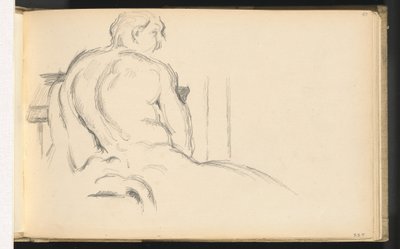 Estudio de "Hércules descansando" de Puget de Paul Cézanne