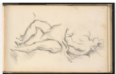 Estudio de la figura alegórica del Genio de la Salud de "El nacimiento de Luis XIII en Fontainebleau" de Rubens de Paul Cézanne