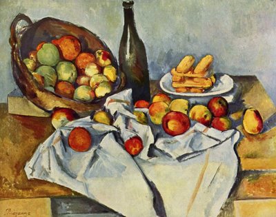 El cesto de las manzanas. de Paul Cézanne