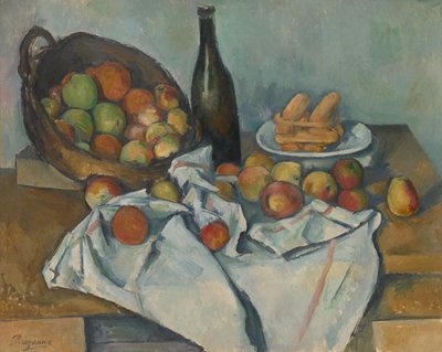 La cesta de manzanas de Paul Cézanne