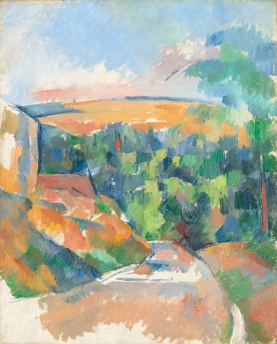 La Curva en el Camino de Paul Cézanne