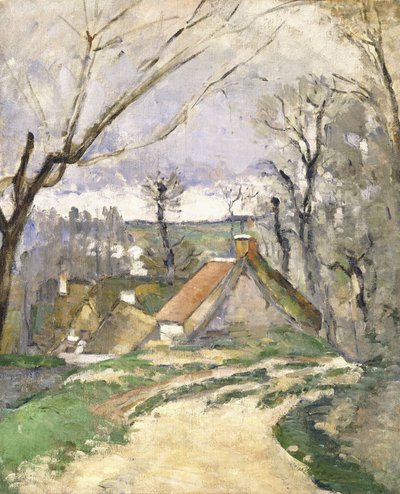 Las cabañas de Auvers de Paul Cézanne