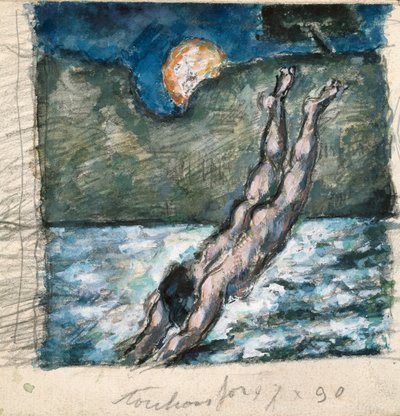 El buzo, 1867-70 de Paul Cézanne