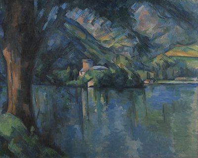El lago de Annecy, 1896 de Paul Cézanne