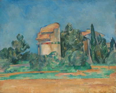 La torre de palomas en Bellevue, 1890 de Paul Cézanne