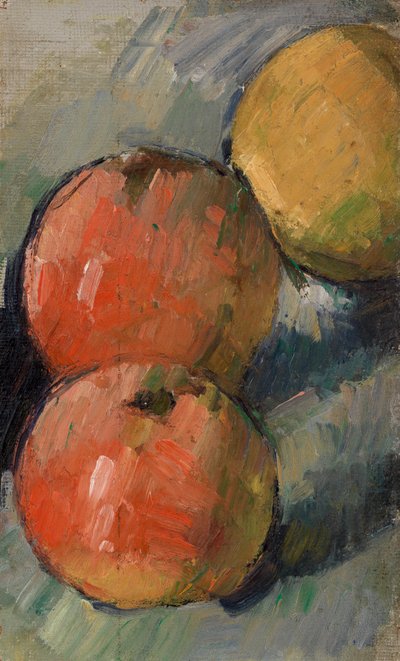 dos manzanas y media de Paul Cézanne